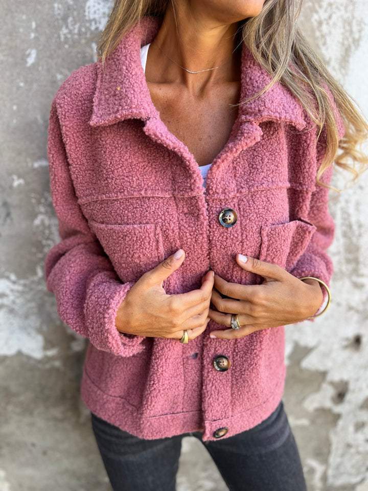 Ellie - Short Warm Bouclé Jacket